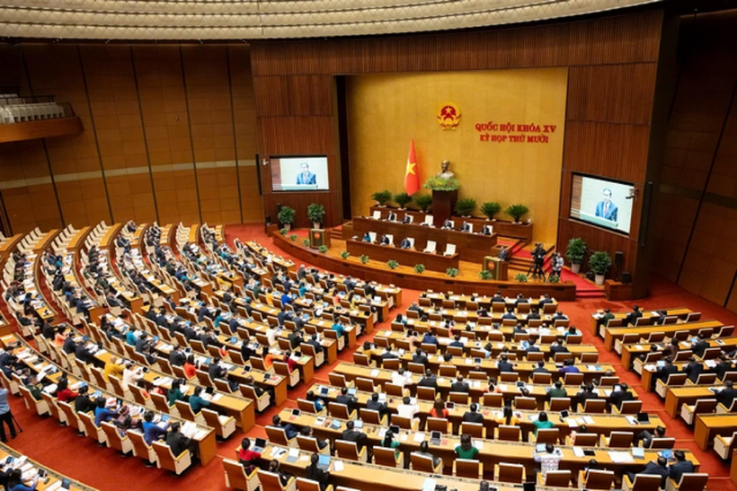 Toàn cảnh phiên khai mạc Kỳ họp thứ 10, Quốc hội khóa XV (Ảnh minh hoạ: Media Quốc hội).