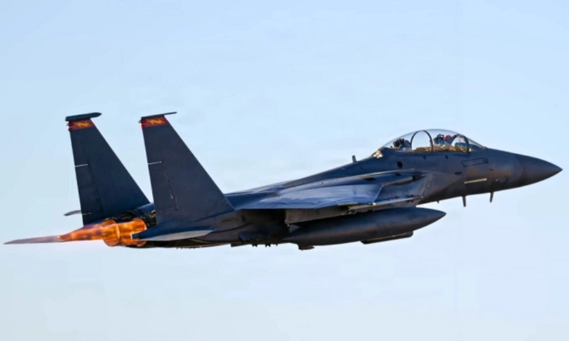 Tiêm kích F-15E Mỹ. Ảnh: USAF