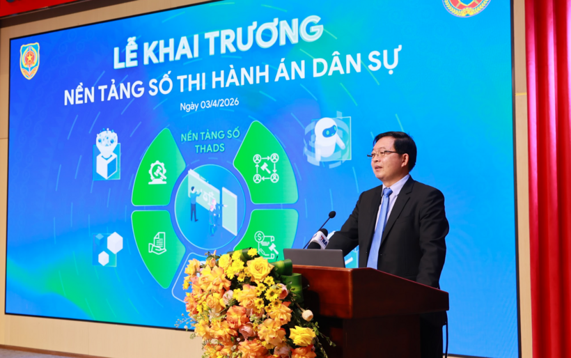 Phó Thủ tướng Chính phủ Hồ Quốc Dũng chia sẻ về Nền tảng số Thi hành án dân sự