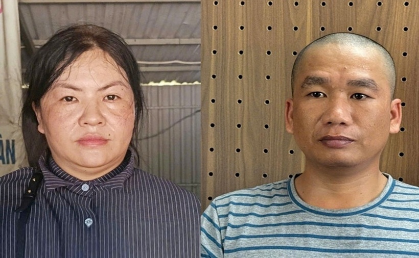 Đối tượng Nguyễn Thị Thùy Linh và Nguyễn Thanh Tùng. (Ảnh: Bảo vệ pháp luật)