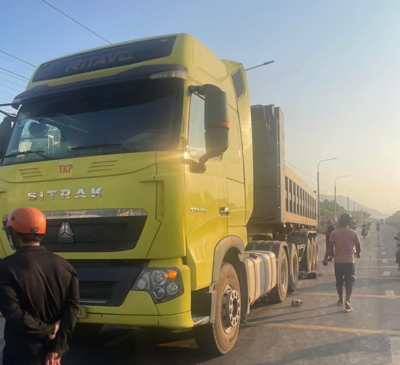 Hiện trường vụ tai nạn. Ảnh: Báo Công lý.