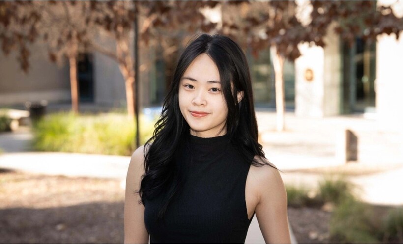 Vũ Hà Châu vừa nhận thư trúng tuyển chương trình tiến sĩ Khoa học máy tính tại 3 ngôi trường hàng đầu Ivy League. Ảnh: Pomona College/ Phụ Nữ Mới