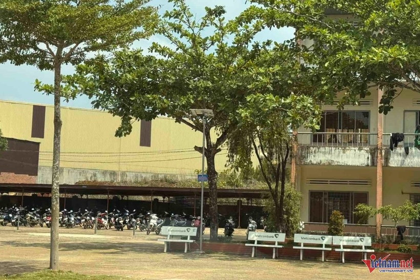 Một góc Trường THPT Đắk Song. Ảnh: VietNamnet