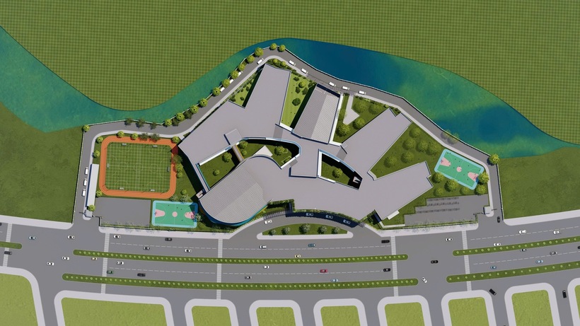 Trường liên cấp Vinschool dự kiến hoàn thiện vào quý I/2027, hoàn thiện chuẩn sống all-in-one cho đô thị đảo