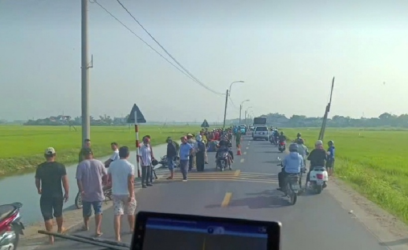 Hiện trường vụ tai nạn. Ảnh: Báo Công an Nhân dân.