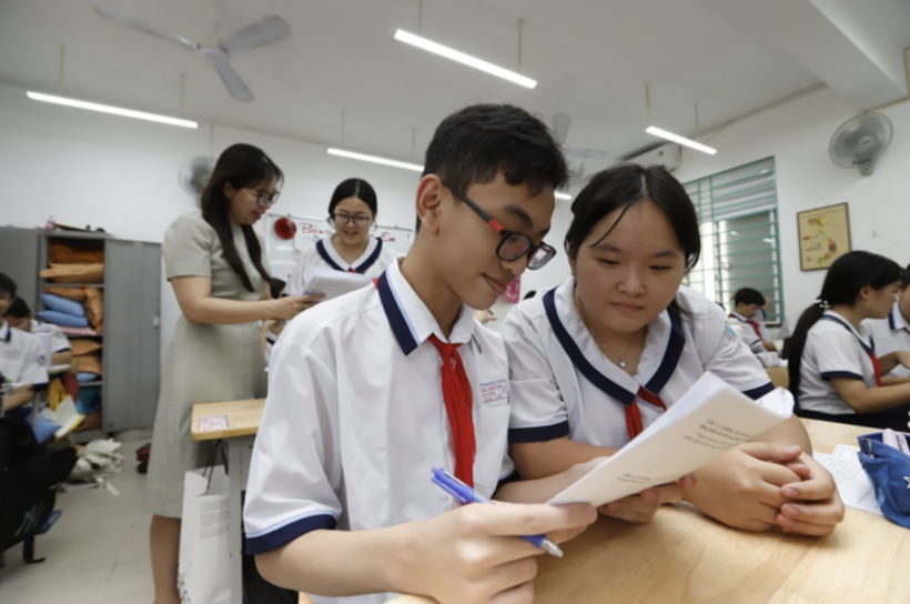 Kỳ thi vào lớp 10 tại TP.HCM năm nay sẽ diễn ra vào ngày 1/6 và 2/6. Ảnh minh họa: Tuổi Trẻ Online