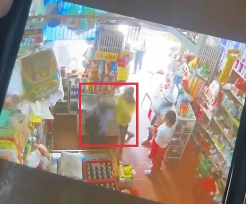 Hình ảnh ghi lại sự việc. Ảnh: Lao động