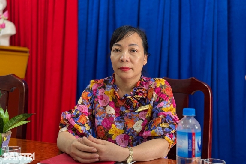 Hiệu trưởng Trường Mầm non Hòa Bình bị tạm đình chỉ công tác. Ảnh: Dân trí