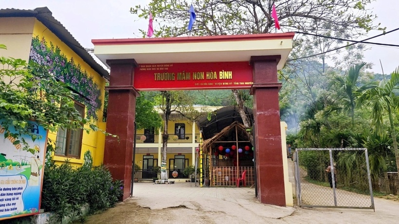 Trường Mầm non Hòa Bình. Ảnh: VnExpress