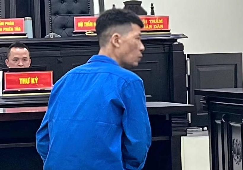 Bị cáo Vũ Văn Tiến tại phiên tòa. (Ảnh: Công lý)