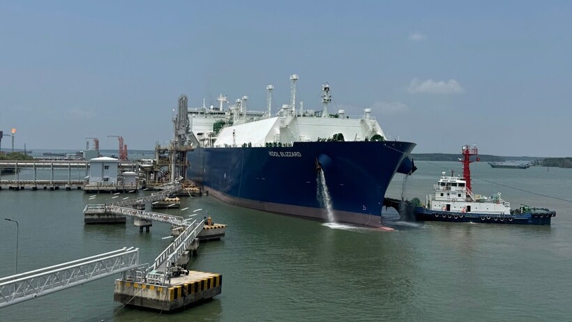 Ngày 08/04/2026, chuyến tàu KOOL BLIZZARD cũng đã được tiếp nhận, bổ sung thêm khoảng 27.300 tấn LNG vào hệ thống