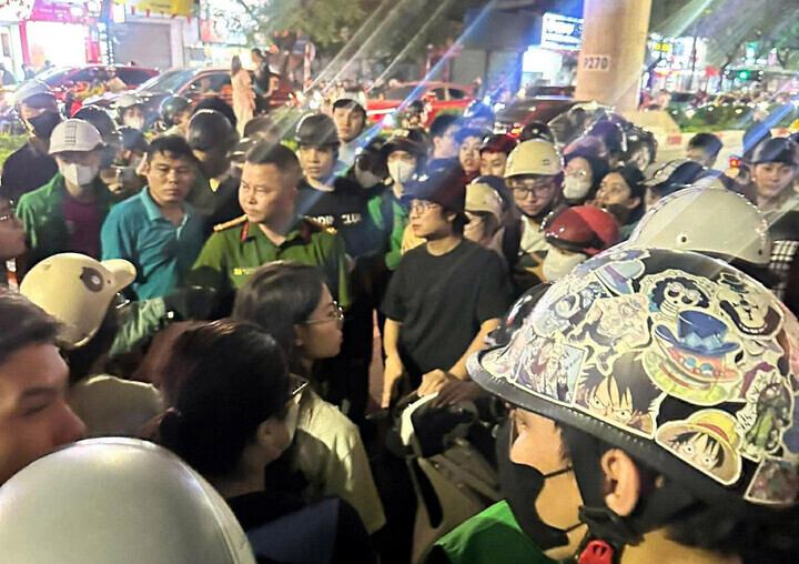 Hiện trường vụ việc. Ảnh: VTC News