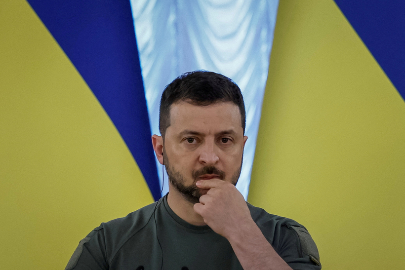 Tổng thống Ukraine Volodymyr Zelensky. Ảnh: Reuters