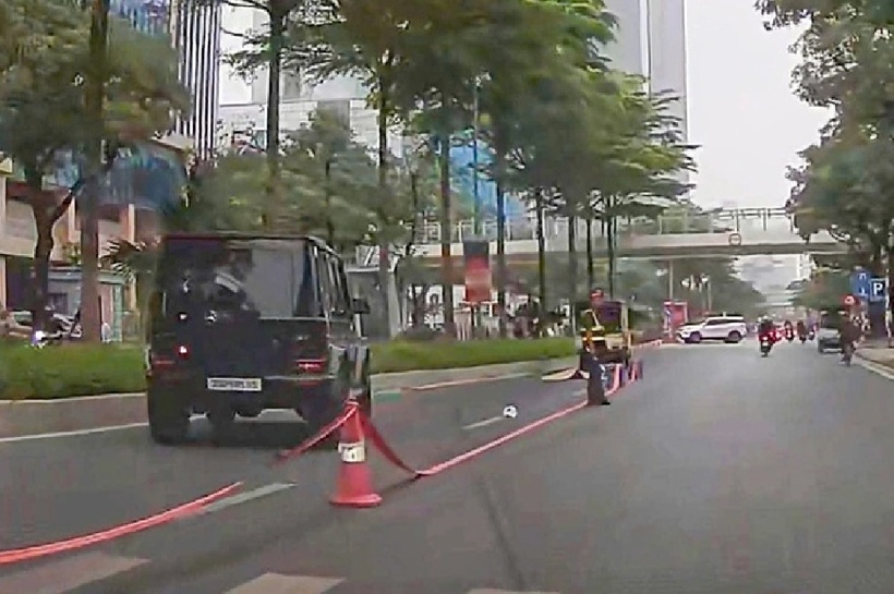 Hiện trường vụ tai nạn. Ảnh: Báo Người lao động.