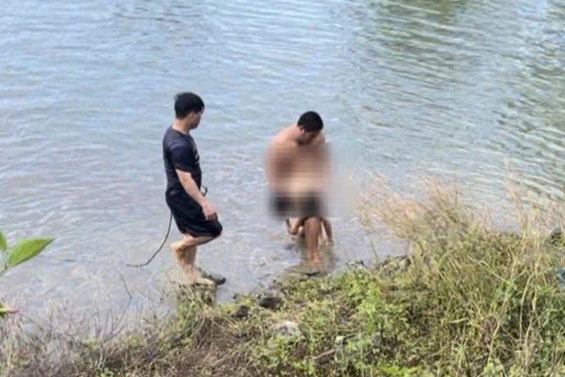 Hiện trường một vụ trẻ đuối nước tại Đắk Lắk. (Ảnh minh họa: Dân trí)