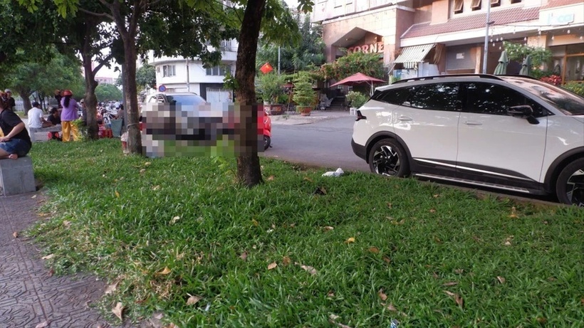 Hiện trường vụ việc. Ảnh: Pháp luật TP.HCM