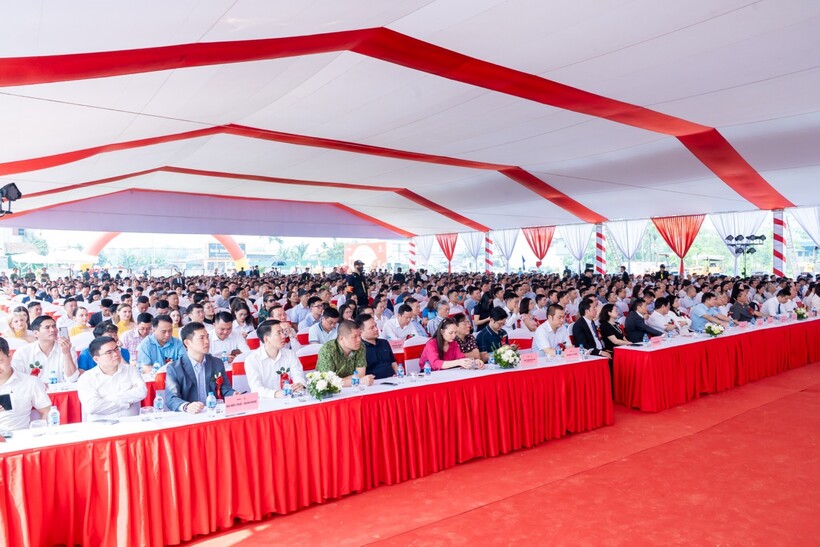 Toàn cảnh Lễ khởi công Danko The Country với sự tham dự đông đảo của lãnh đạo, đối tác và khách hàng