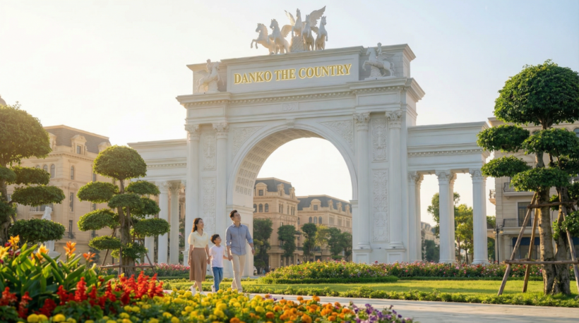 Danko The Country sẽ là nơi hội tụ tinh hoa kiến trúc, cảnh quan và phong cách sống sang trọng bậc nhất khu vực