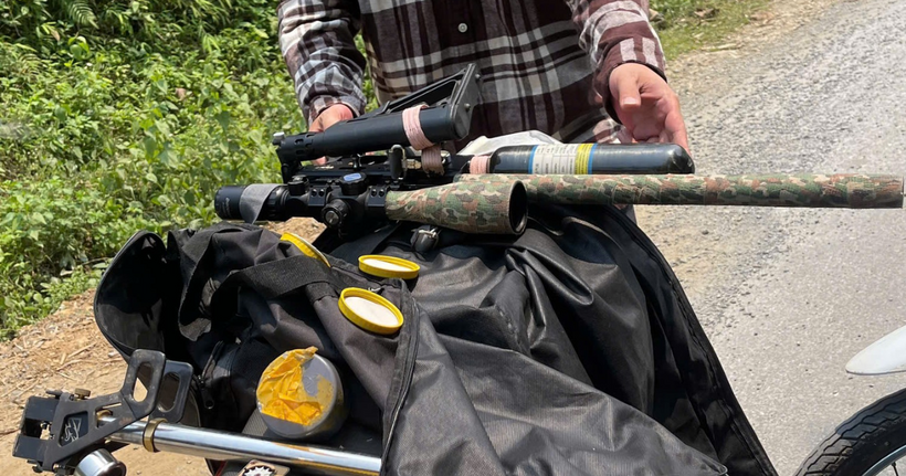 Các vật chứng bị thu giữ.