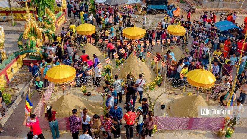 Không khí rộn rã tại Tết Chôl Chnăm Thmây.