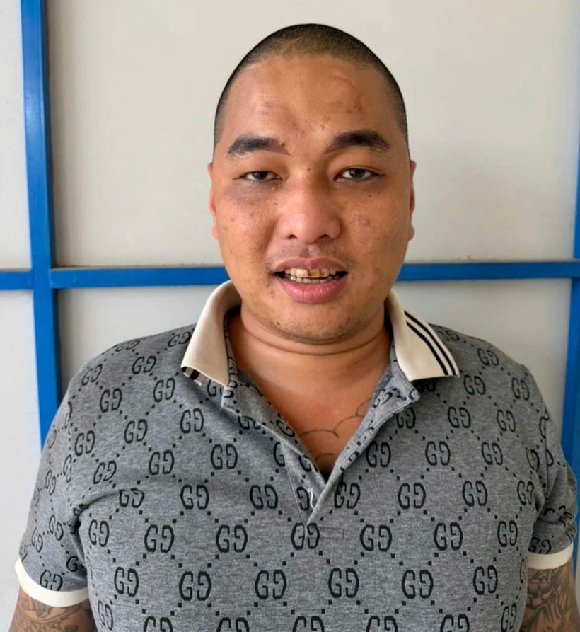 Đinh Vượng Sơn, thường gọi là Sơn "khùng". (Ảnh: Công an xã Long Thành)