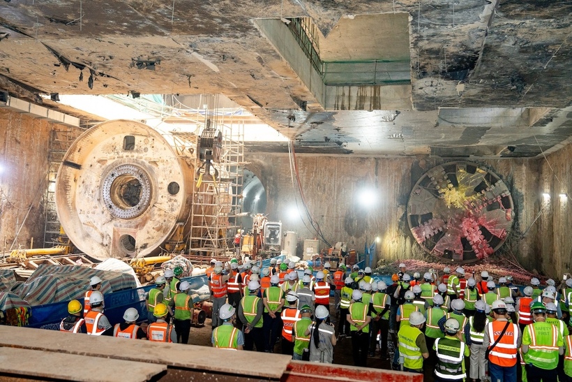 TBM thứ 2 tiến đến Ga S12 - Ga Hà Nội