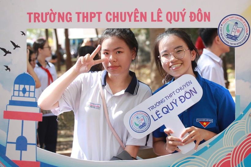 Trường THPT chuyên Lê Quý Đôn dự kiến tuyển 455 chỉ tiêu. Ảnh: Báo Dân trí.