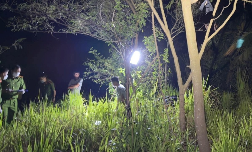 Hiện trường nơi phát hiện người đàn ông tử vong. (Ảnh: Lao động)