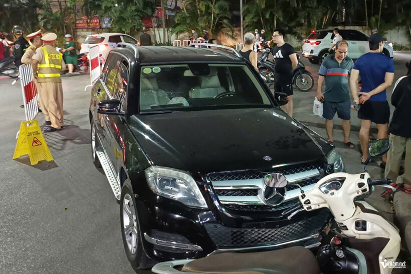 Hiện trường vụ tai nạn. Ảnh: Vietnamnet