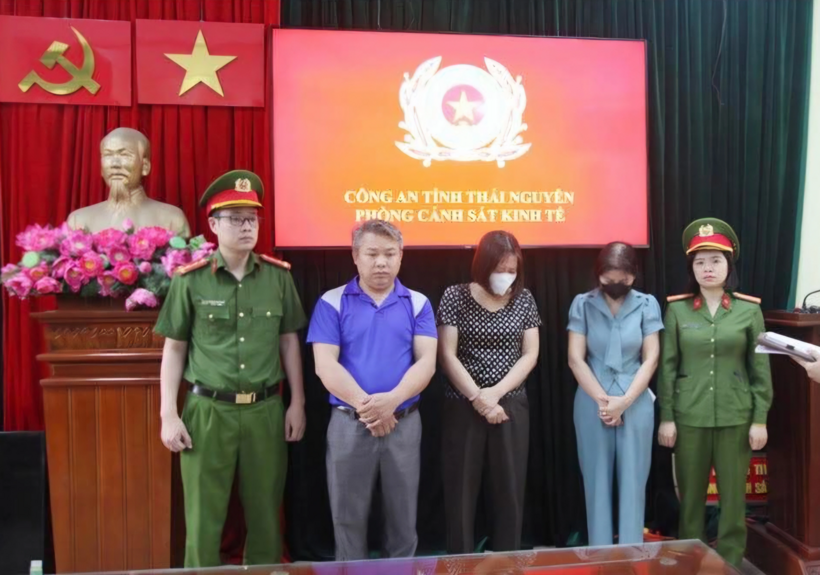 Các bị can trong vụ án (Ảnh: Bộ Công an).