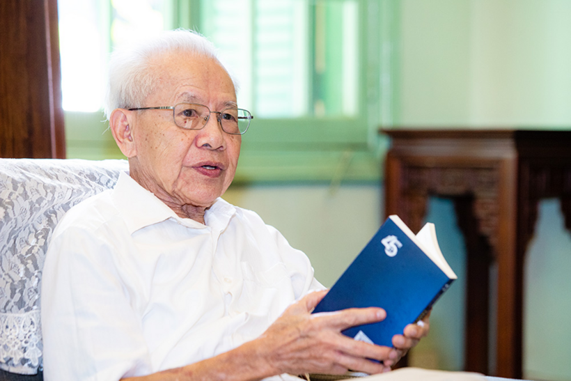 Giáo sư Hồ Ngọc Đại (Ảnh: Hữu Thắng).