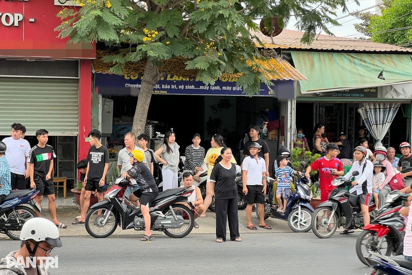 Hiện trường xảy ra vụ việc. Ảnh: Báo Dân trí.