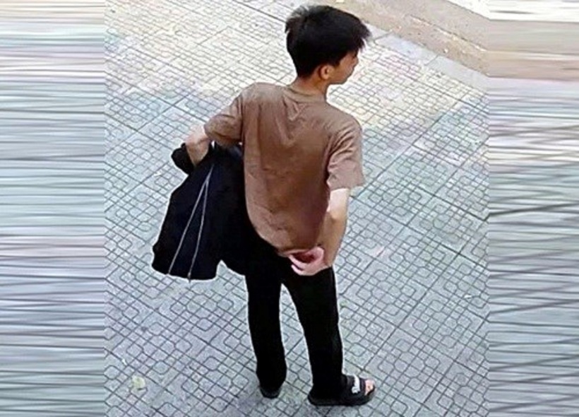 Hình ảnh Ngọc trước khi rời khỏi nơi cơ trú. Ảnh: VietNamnet