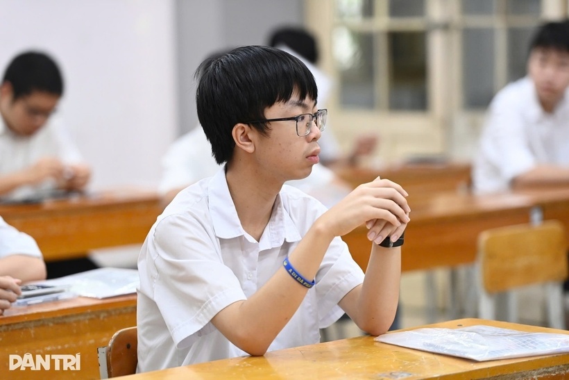 Học sinh thi lớp 10 THPT tại Hà Nội năm 2025. Ảnh: Dân trí