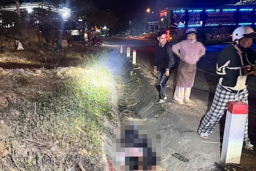 Hiện trường vụ tai nạn. Ảnh: Báo Dân trí.