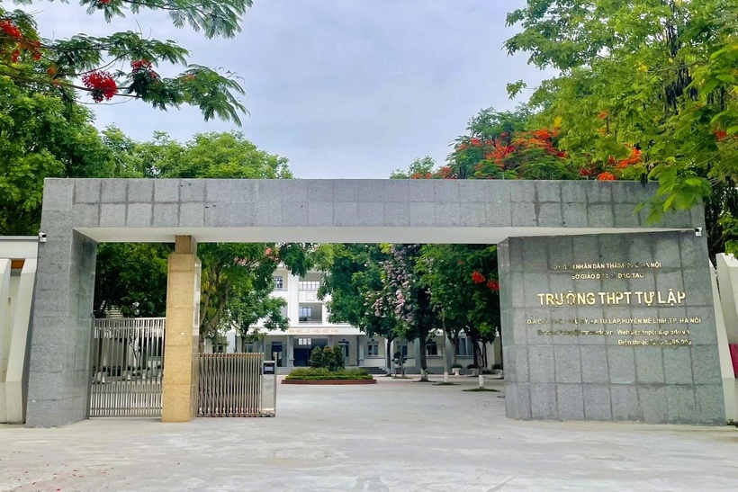 Trường THPT Tự Lập, Hà Nội. Ảnh: VietNamnet