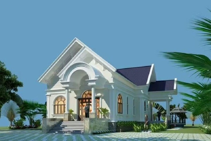 Mẫu&nbsp;nhà cấp 4 3 phòng ngủ 500 triệu&nbsp;mái Thái hiện đại, ấm cúng, thoáng mát