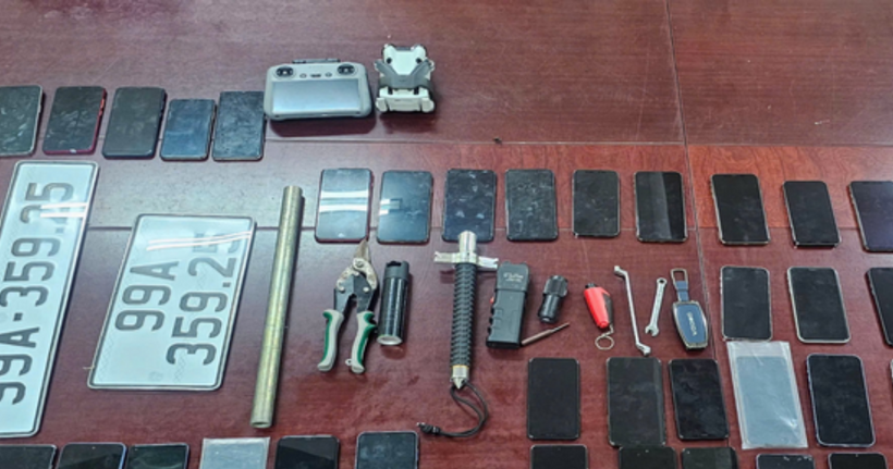 Tang vật Công an Lạng Sơn thu giữ. (Ảnh: Công an Lạng Sơn)