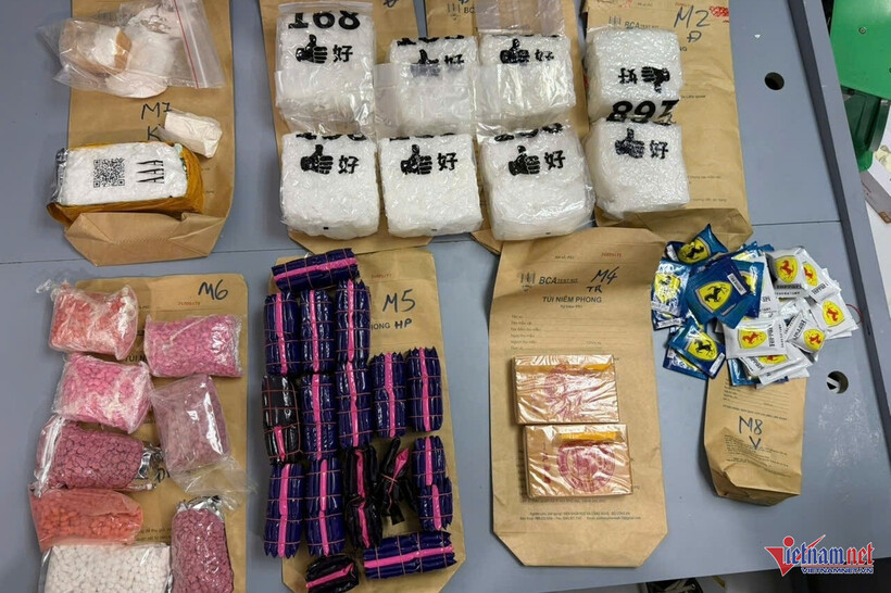 Tang vật vụ án. Ảnh: Ảnh: VietNamnet