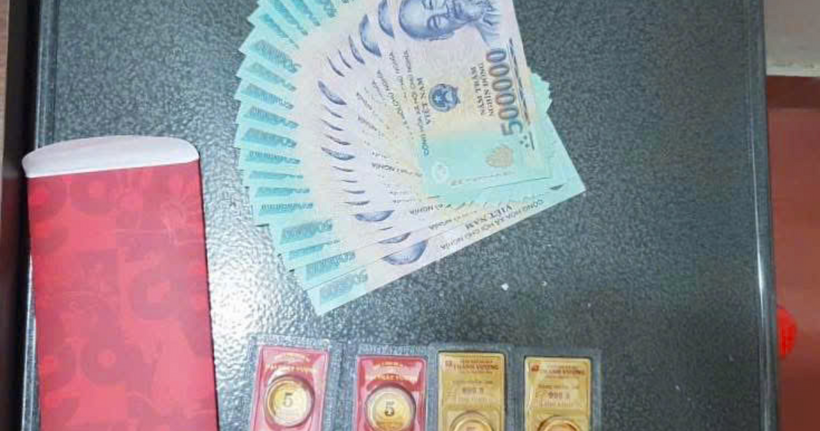 Tang vật vụ án.