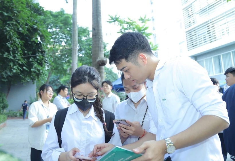 Sinh viên Học viện Nông nghiệp Việt Nam. Ảnh: Dân trí