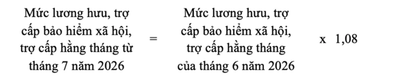 Chi tiết cách tính lương hưu mới khi dự kiến tăng 8% từ 1/7 - 1