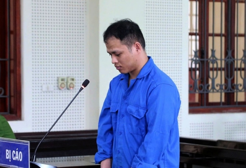 Bị cáo Đinh Văn Quyền bị tuyên án tử hình. (Ảnh: Dân trí)