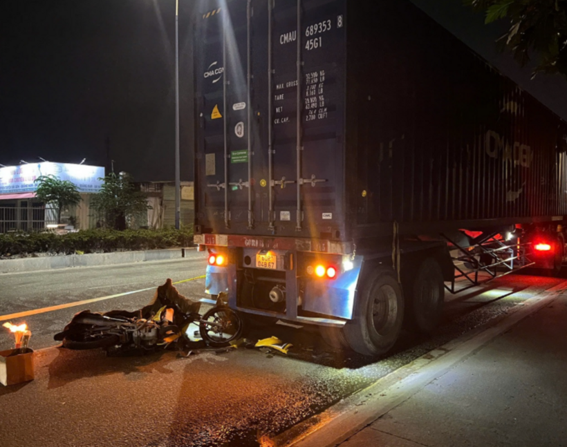 Hiện trường vụ tai nạn. (Ảnh: VietnamNet)