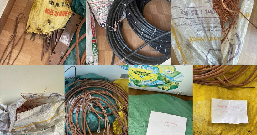 Tang vật vụ án. (Ảnh: Công an Ninh Bình)