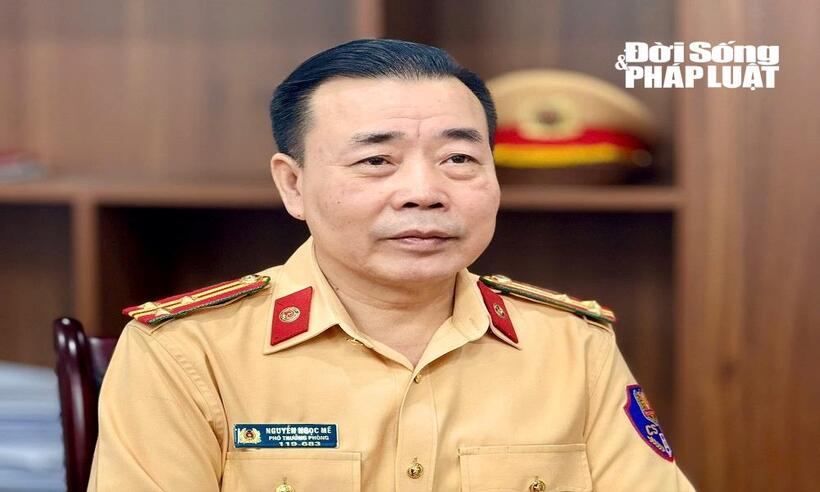 Thượng tá Nguyễn Ngọc Mẽ, Phó Trưởng phòng CSGT Hà Nội.