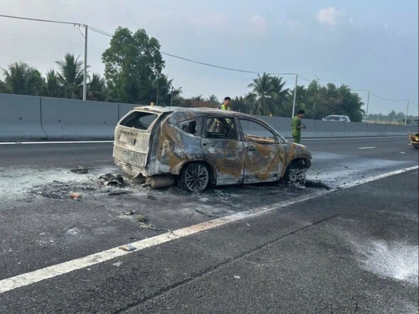 Hiện trường vụ cháy. Ảnh: Báo Tuổi trẻ.