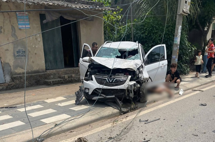 Hiện trường vụ tai nạn. Ảnh: ZNews