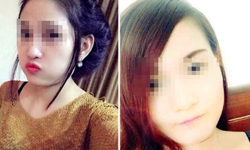 2 hot girl trong vụ việc. Ảnh: Công an Nhân dân