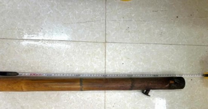 Hung khí vụ án. (Ảnh: Công an Lạng Sơn)